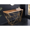 Konsoollaud DIAMOND naturaalne / messing, 119x39xH78 cm