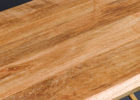 Konsoollaud DIAMOND naturaalne / messing, 119x39xH78 cm