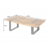 Diivanilaud IRON CRAFT mango, 100x60xH38 cm