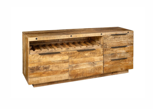 Kummut IRON CRAFT mango, 175x45xH75 cm