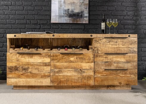 Kummut IRON CRAFT mango, 175x45xH75 cm