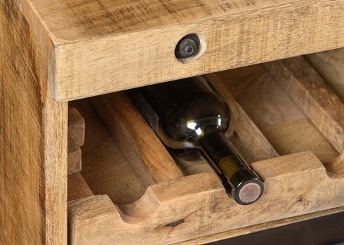 Kummut IRON CRAFT mango, 175x45xH75 cm