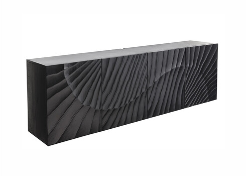 Kummut SCORPION must, 177x38xH58 cm