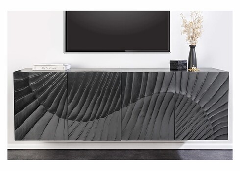 Kummut SCORPION must, 177x38xH58 cm