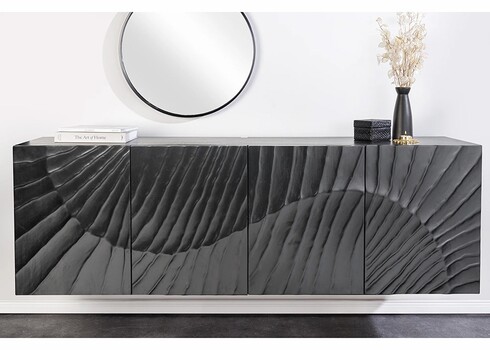 Kummut SCORPION must, 177x38xH58 cm