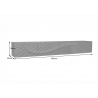 Tv-alus SCORPION must, 200x33xH35 cm