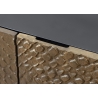Kummut SNAKE pruun / must, 160x38xH75 cm
