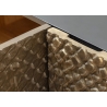 Kummut SNAKE pruun / must, 160x38xH75 cm