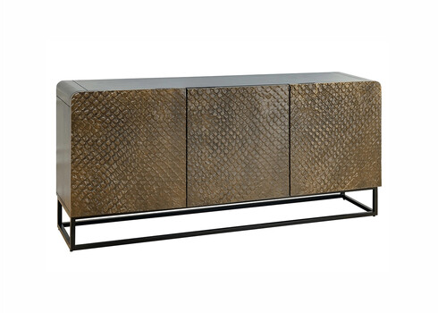 Kummut SNAKE pruun / must, 160x38xH75 cm