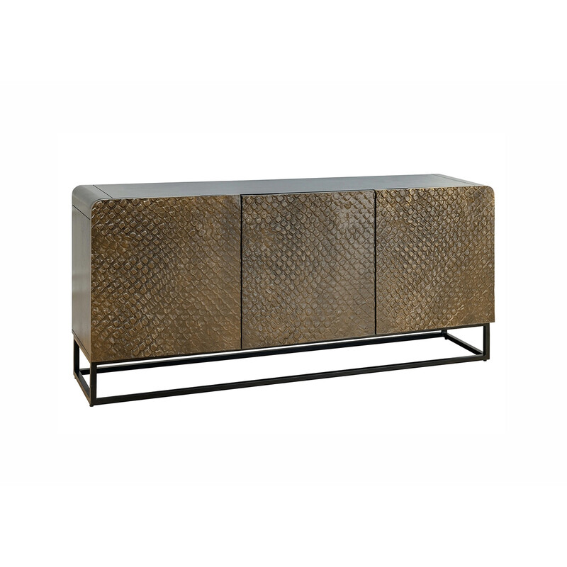 Kummut SNAKE pruun / must, 160x38xH75 cm