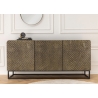 Kummut SNAKE pruun / must, 160x38xH75 cm