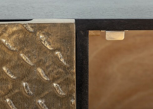 Kummut SNAKE pruun / must, 160x38xH75 cm