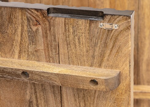 Kummut SNAKE pruun / must, 160x38xH75 cm