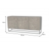 Kummut SNAKE pruun / must, 160x38xH75 cm