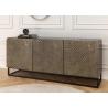 Kummut SNAKE pruun / must, 160x38xH75 cm