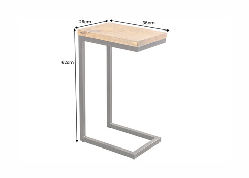 Abilaud GASTON pruun / must, 36x26xH62 cm