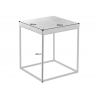 Abilaud ARCHITECTURE valge marmor / must, 40x40xH45 cm