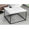 Abilaud ARCHITECTURE valge marmor / must, 60x60xH45 cm