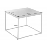Abilaud ARCHITECTURE valge marmor / must, 60x60xH45 cm