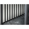 Riiul ARCHITECTURE hall marmor / must, 120x83xH35 cm