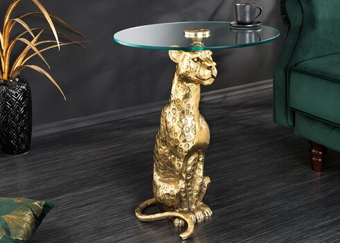 Abilaud PANTHER kuldne, 45x45xH60 cm