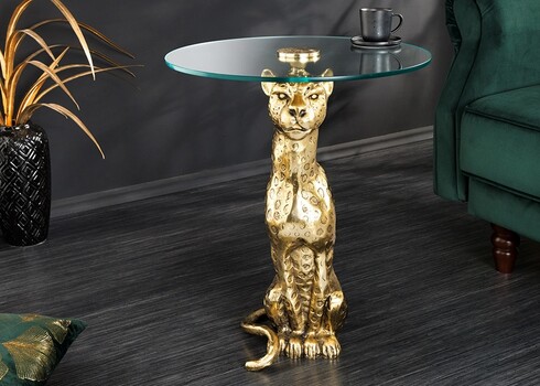 Abilaud PANTHER kuldne, 45x45xH60 cm