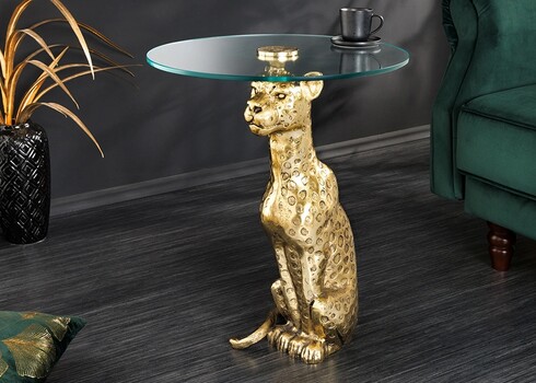 Abilaud PANTHER kuldne, 45x45xH60 cm