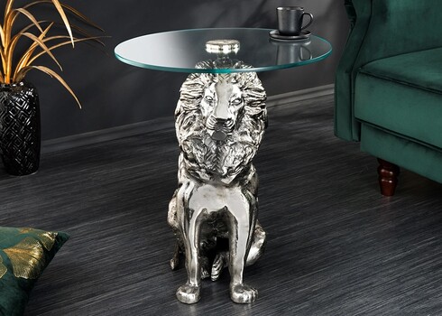 Abilaud LION hõbe, 46x45xH57 cm