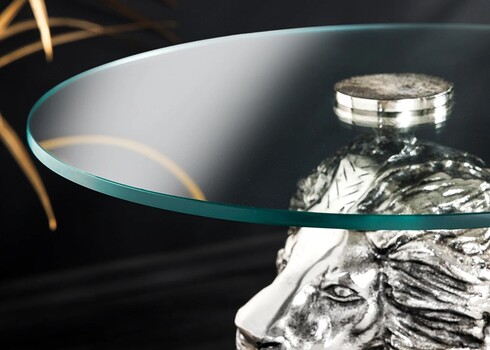 Abilaud LION hõbe, 46x45xH57 cm