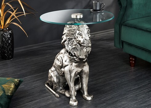 Abilaud LION hõbe, 46x45xH57 cm