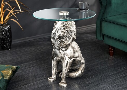 Abilaud LION hõbe, 46x45xH57 cm