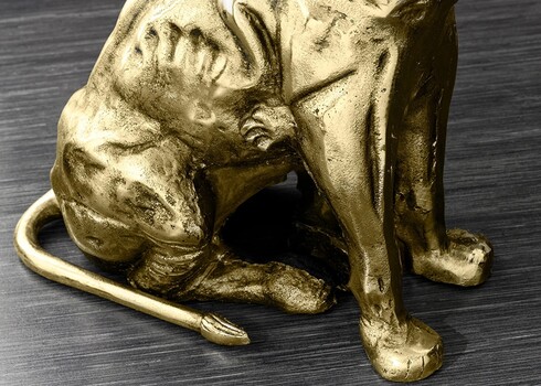 Abilaud LION kuldne, 46x45xH57 cm