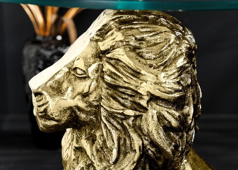 Abilaud LION kuldne, 46x45xH57 cm