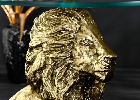 Abilaud LION kuldne, 46x45xH57 cm