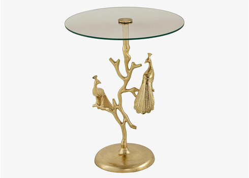 Abilaud PEACOCK kuldne, D45xH58 cm