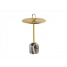 Abilaud ELEGANCE kuldne / must marmor, D36xH60 cm