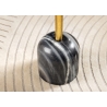 Abilaud ELEGANCE kuldne / must marmor, D36xH60 cm