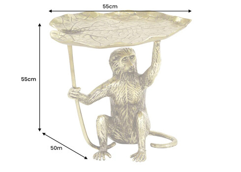 Abilaud WILDLIFE kuldne, 55x50xH55 cm
