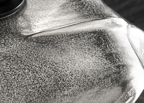 Abilaud WHALE hõbedane, 50x57xH56 cm