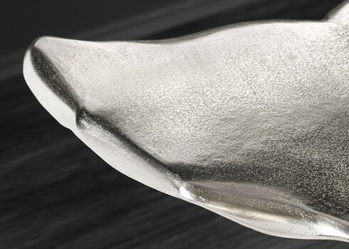 Abilaud WHALE hõbedane, 50x57xH56 cm