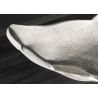 Abilaud WHALE hõbedane, 50x57xH56 cm