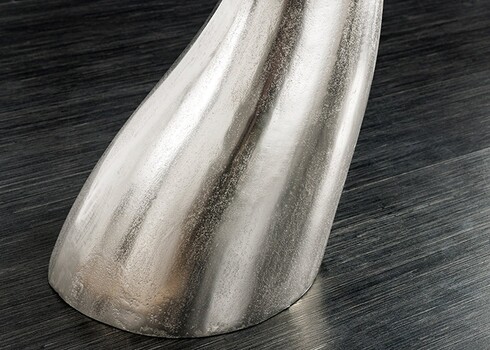 Abilaud WHALE hõbedane, 50x57xH56 cm