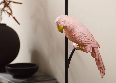 Lauavalgusti PARROT must / roosa, 35x35xH75 cm, E27