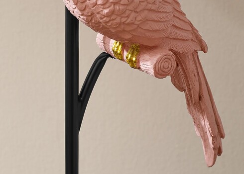 Lauavalgusti PARROT must / roosa, 35x35xH75 cm, E27