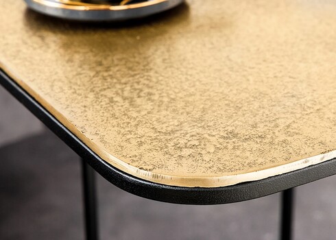 Diivanilaudade komplekt ABSTRACT kuldne / hõbe, 2 tk