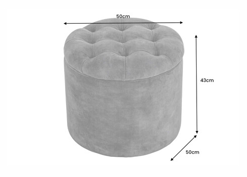 Tumba MODERN BAROQUE tumehall, 50x50xH43 cm