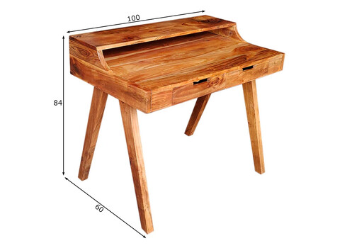 Kirjutuslaud MONSOON pruun, 100x60xH84 cm