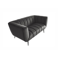 Diivan NOBLESSE tumehall, 165x90xH80 cm