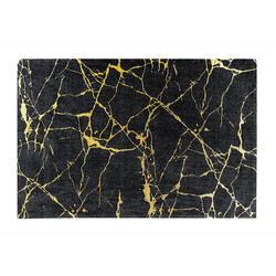 Vaip MARBLE must / kuldne, 160x240 cm