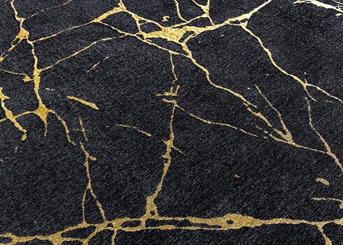 Vaip MARBLE must / kuldne, 160x240 cm